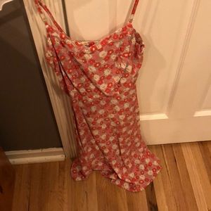 Spaghetti strap floral dress